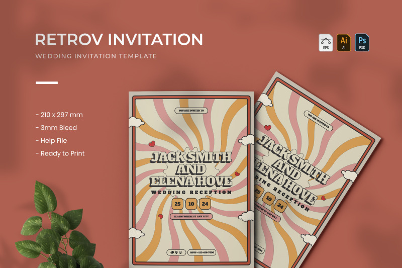 retrov-wedding-invitation