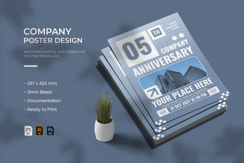 company-anniversary-poster