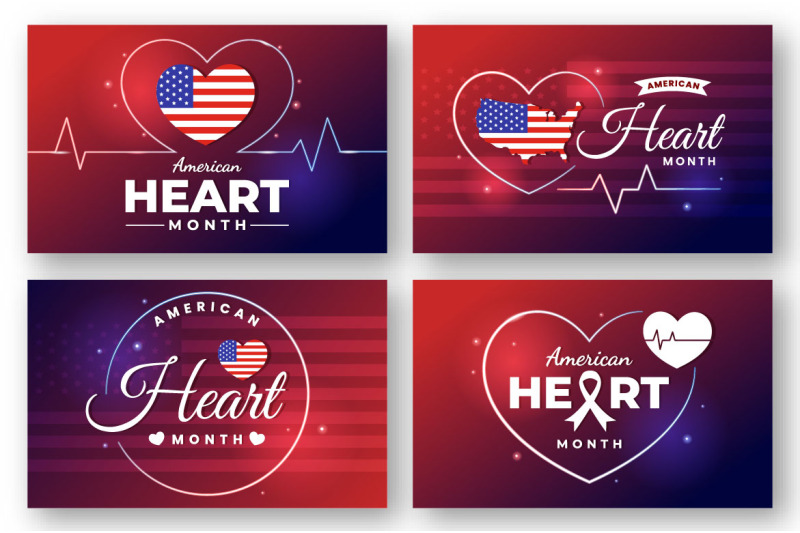 16-february-is-american-heart-month-illustration