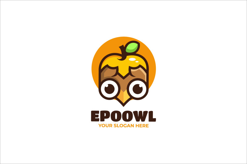 owl-face-apple-vector-template-logo-design