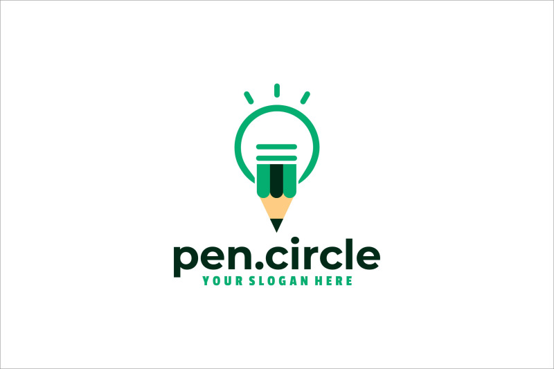 pencil-bulb-vector-template-logo-design