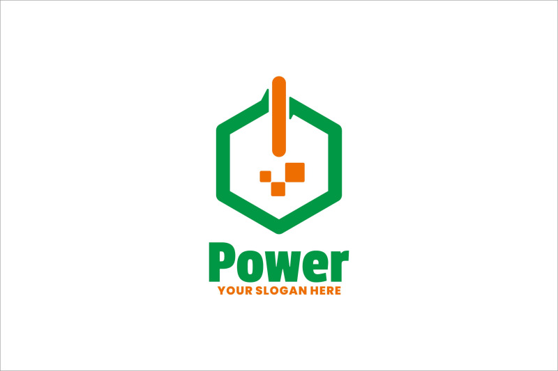 power-button-icon-vector-template-logo-design