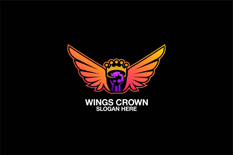 wings-crown-vector-template-logo-design