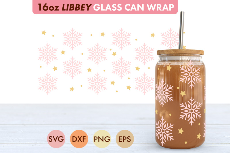 pink-snowflake-pattern-svg-png-16-oz-libbey-glass-can