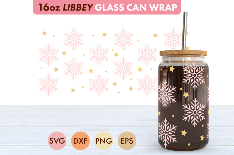 pink-snowflake-pattern-svg-png-16-oz-libbey-glass-can