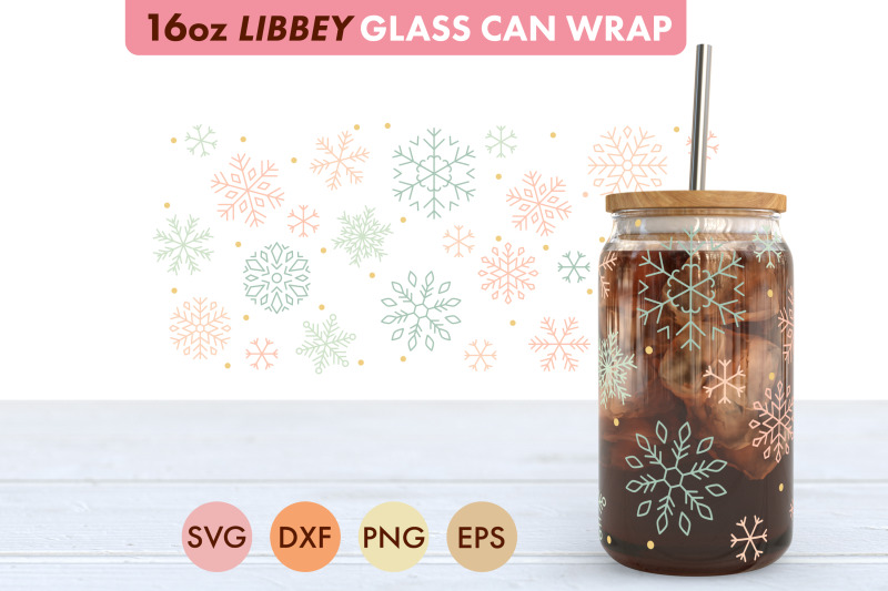 snowflake-pattern-svg-png-16-oz-libbey-glass-can
