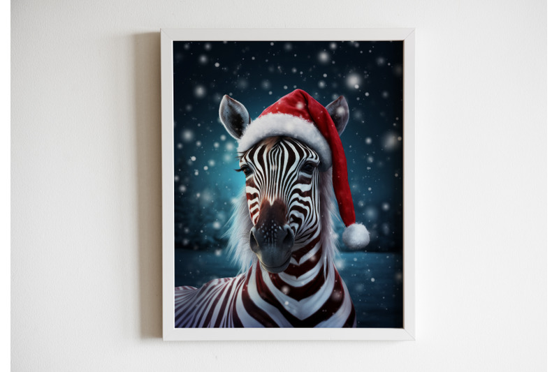 christmas-safari-animal-illustrations-for-posters-4-jpeg