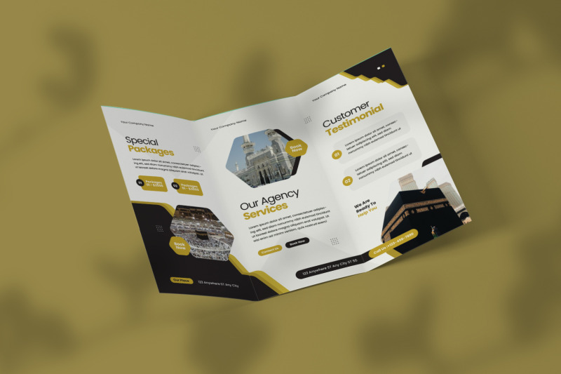 hajj-travel-trifold-brochure