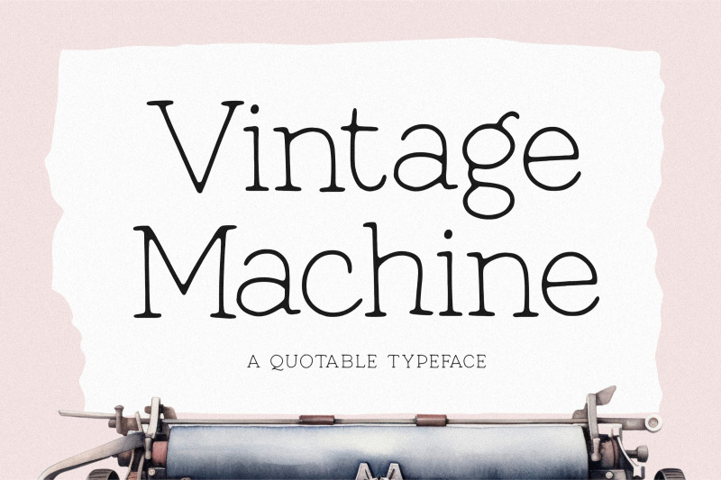 vintage-machine-font