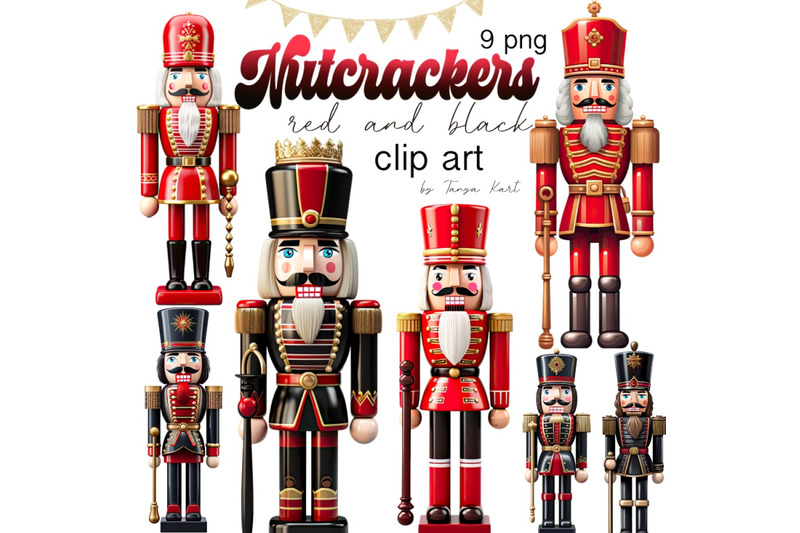 christmas-red-and-black-nutcracker-png-clipart