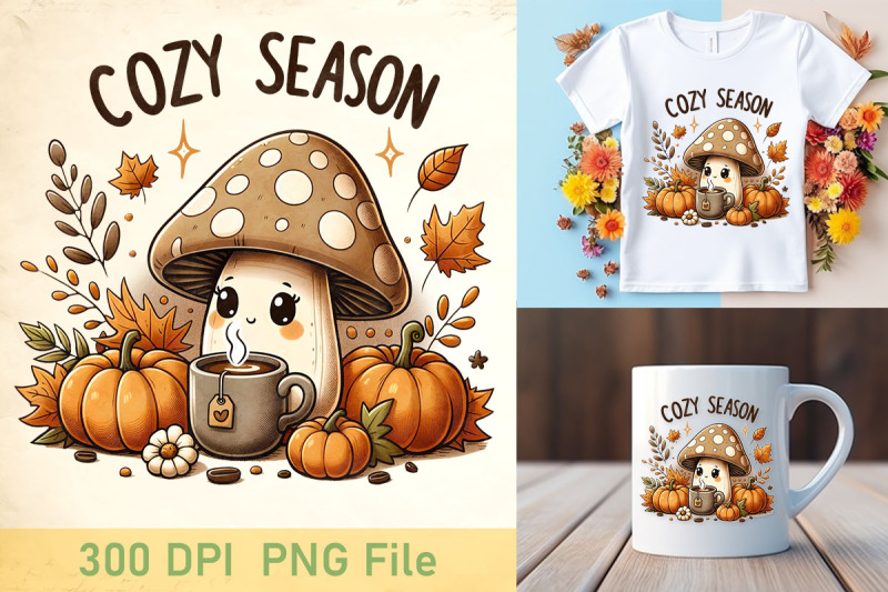 cozy-season-cute-mushroom