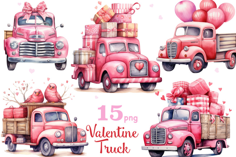 pink-valentine-truck-clipart-love-clipart-bundle