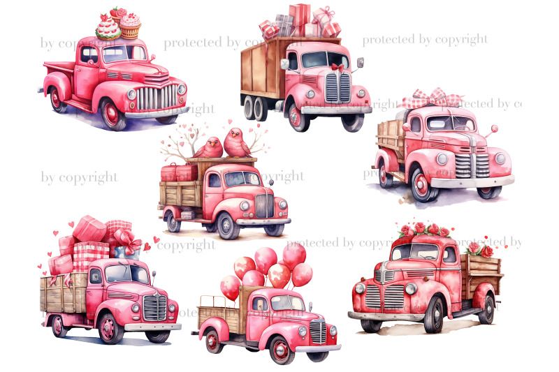 pink-valentine-truck-clipart-love-clipart-bundle