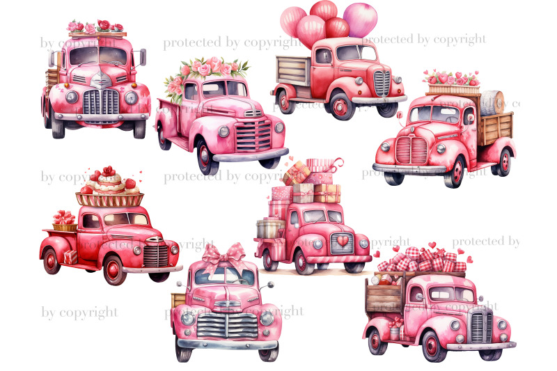 pink-valentine-truck-clipart-love-clipart-bundle