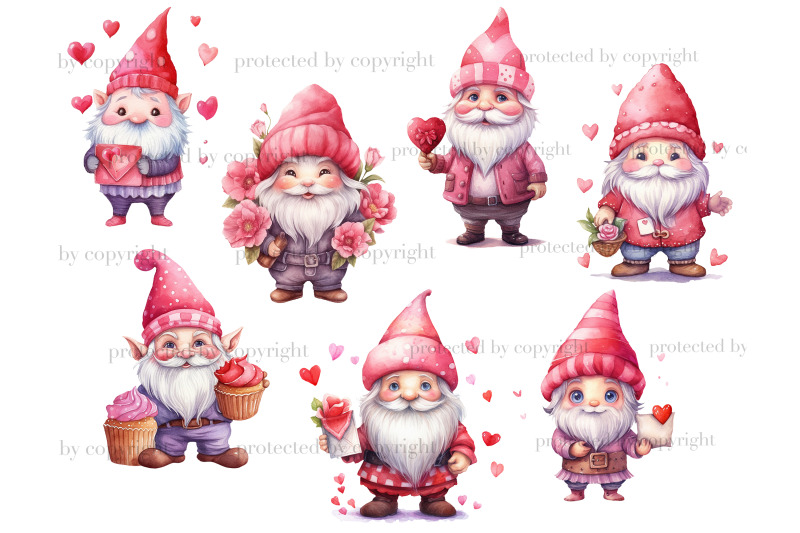 valentine-gnome-clipart-valentine-digital-download-bundle