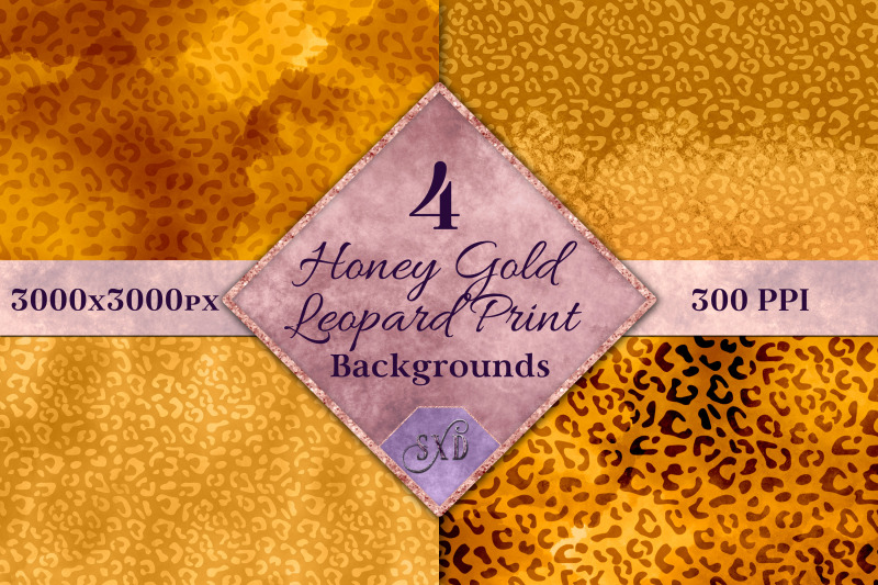 honey-gold-leopard-print-backgrounds-4-textures