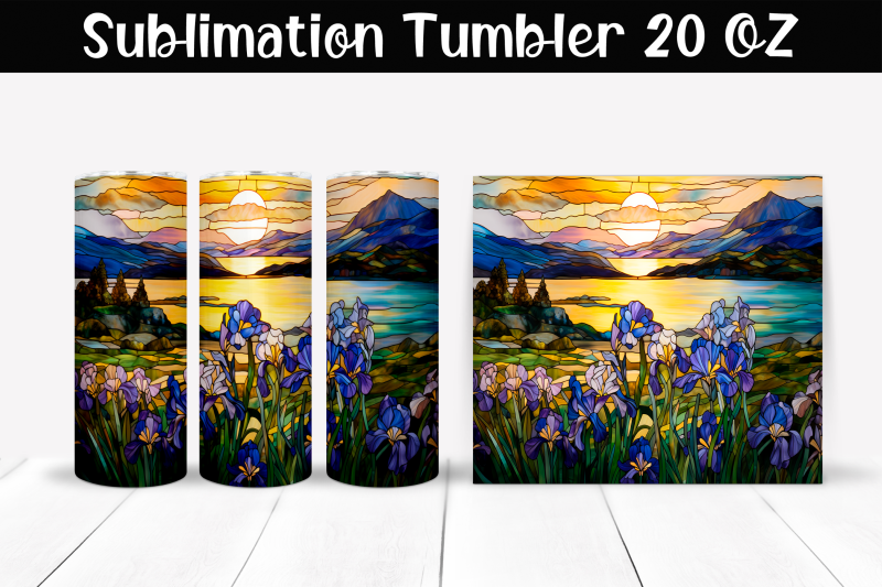 set-stained-glass-irises-sublimation-tumbler-wrap