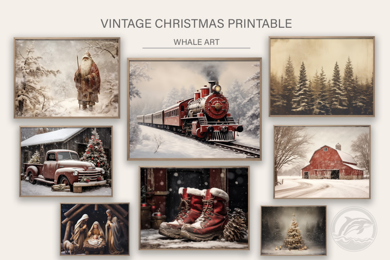 vintage-christmas-printable-bundle