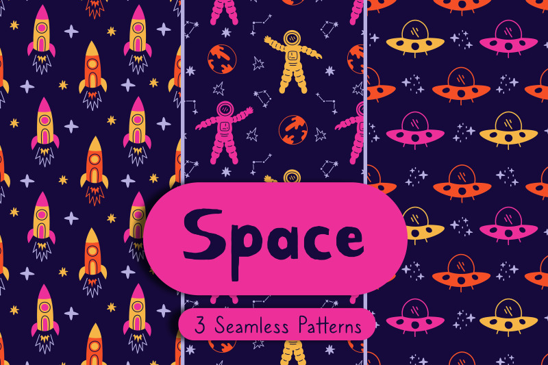 space-seamless-patterns