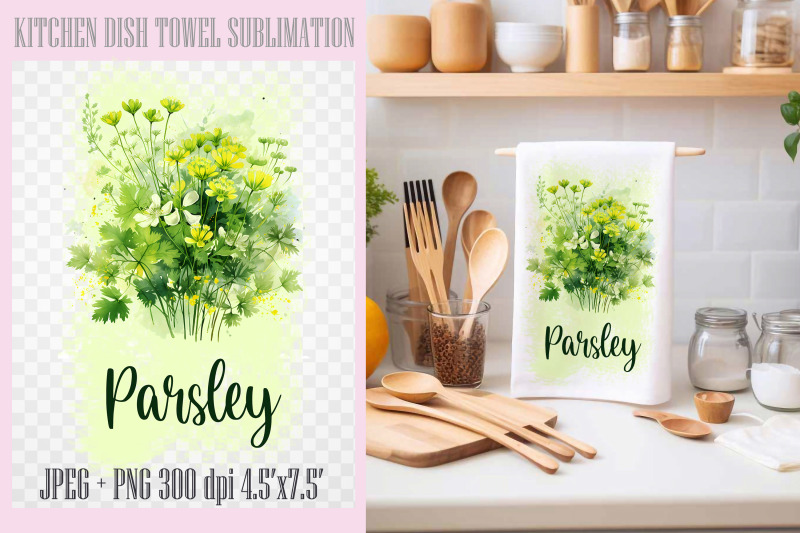 parsley-kitchen-dish-towel-sublimation