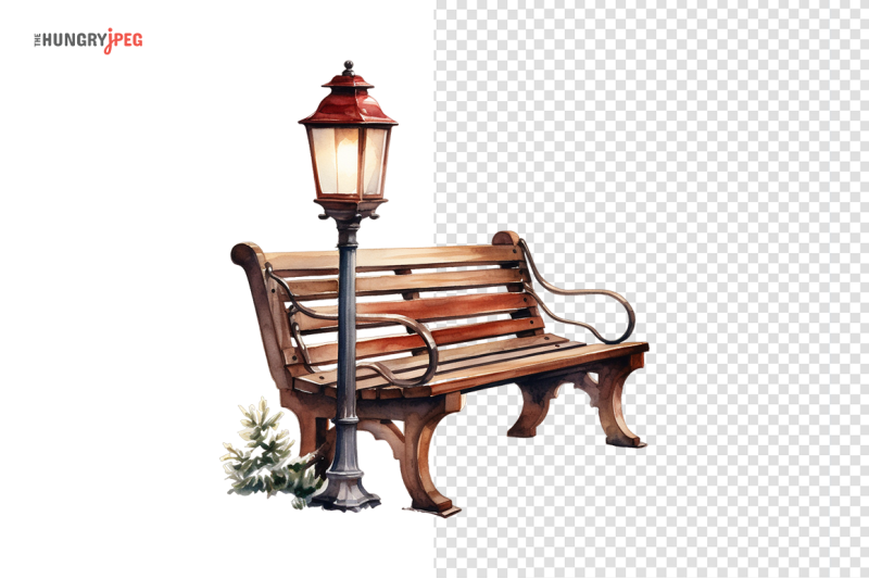 christmas-bench