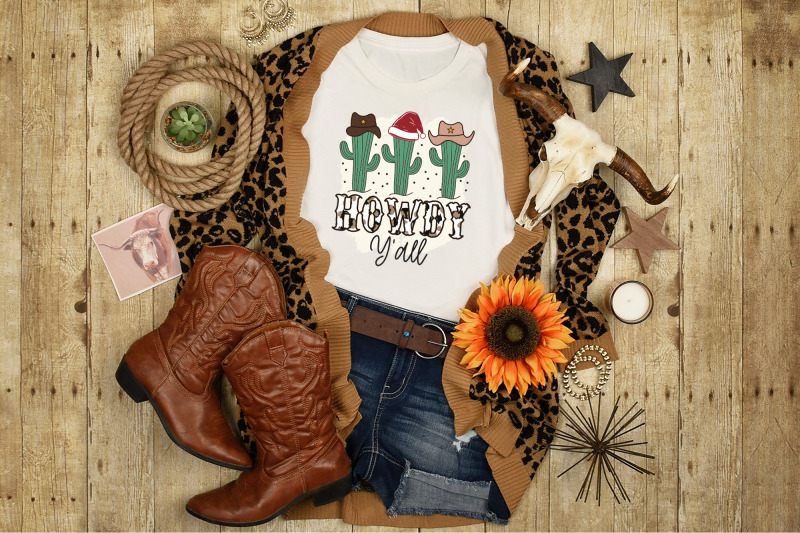 western-christmas-sublimation-howdy-y-039-all