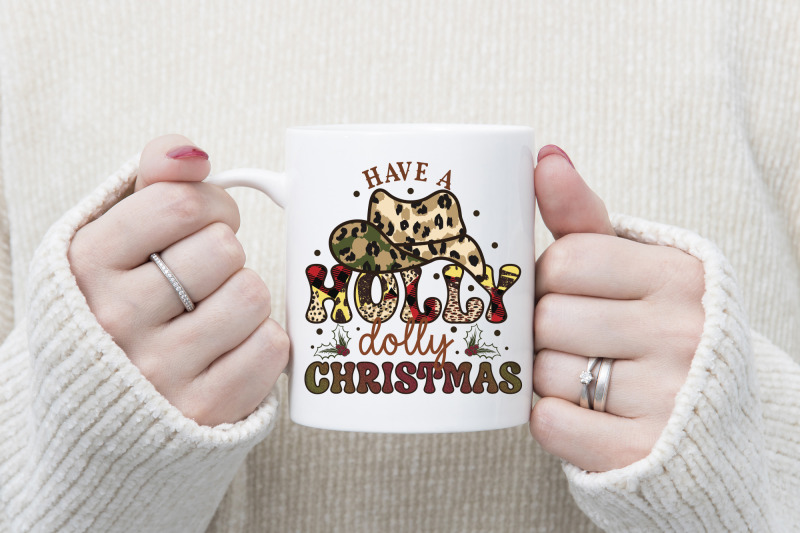 have-a-holly-dolly-christmas-sublimation