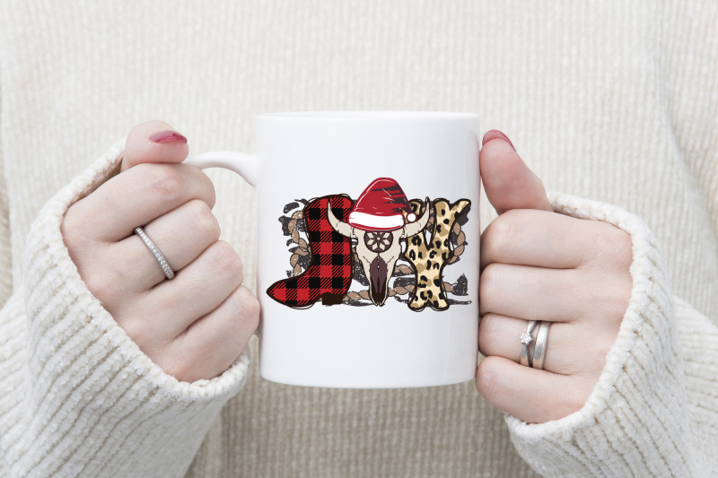 western-christmas-sublimation-joy-png