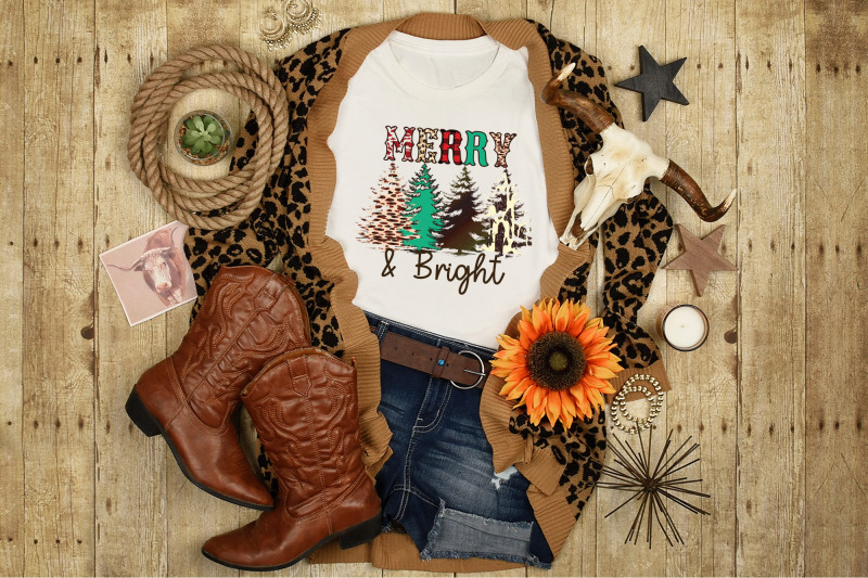 wester-christmas-sublimation-merry-amp-bright