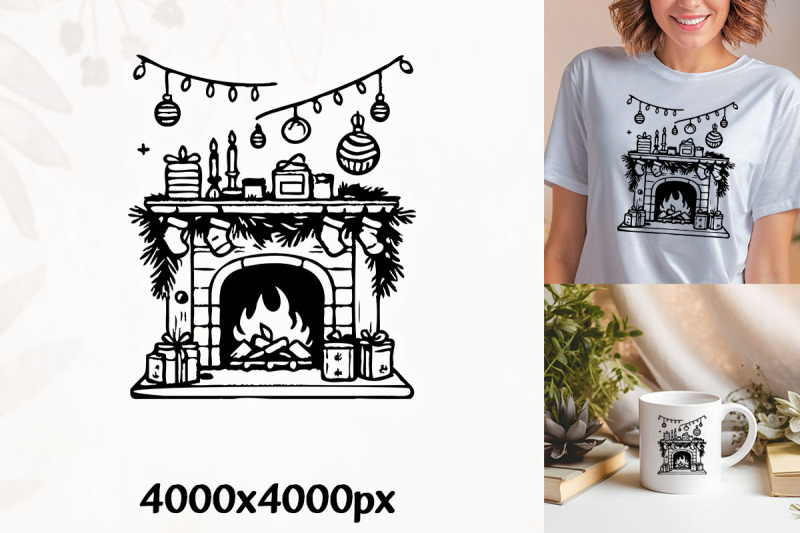 fireplace-cats-cozy-holiday