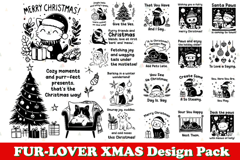 christmas-cats-amp-dogs-clipart-pack