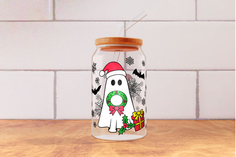christmas-ghost-perfect-for-svg-16oz-glass-can-wrap-spooky-christmas