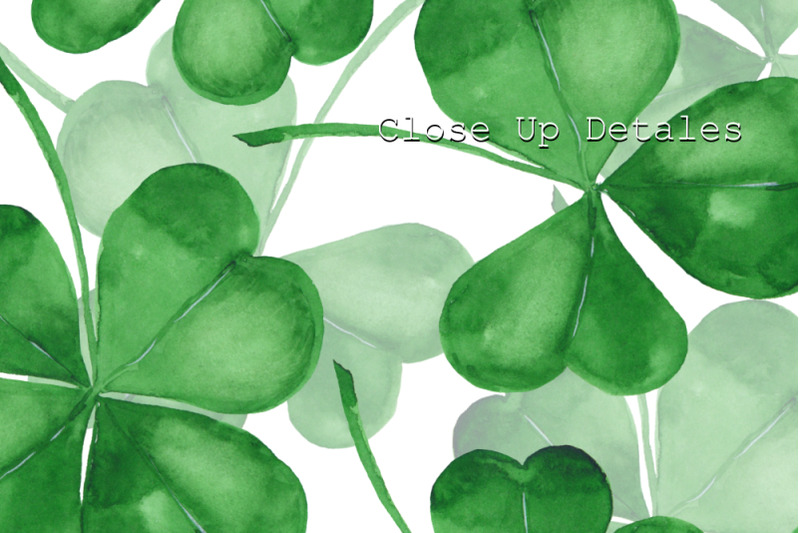 clover-watercolor-set-pattern-and-clipart