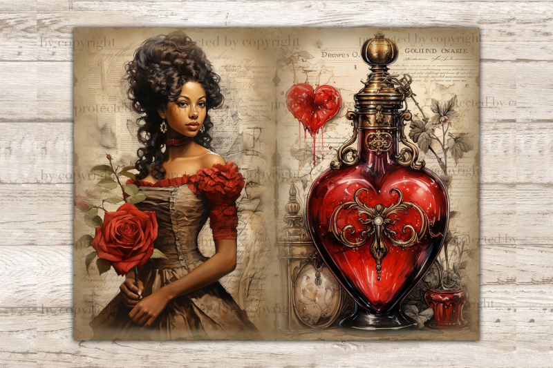 valentines-day-junk-journal-paper-victorian-digital-art