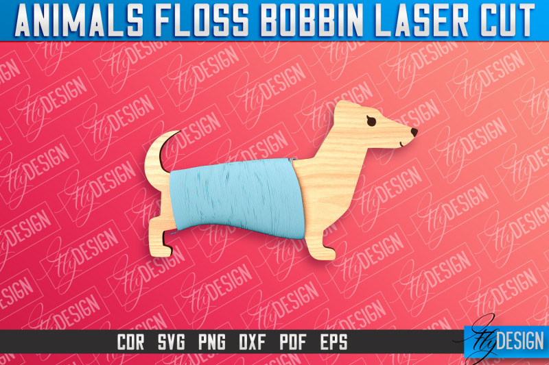 dog-floss-bobbins-laser-cut-laser-cut-design-cnc-file