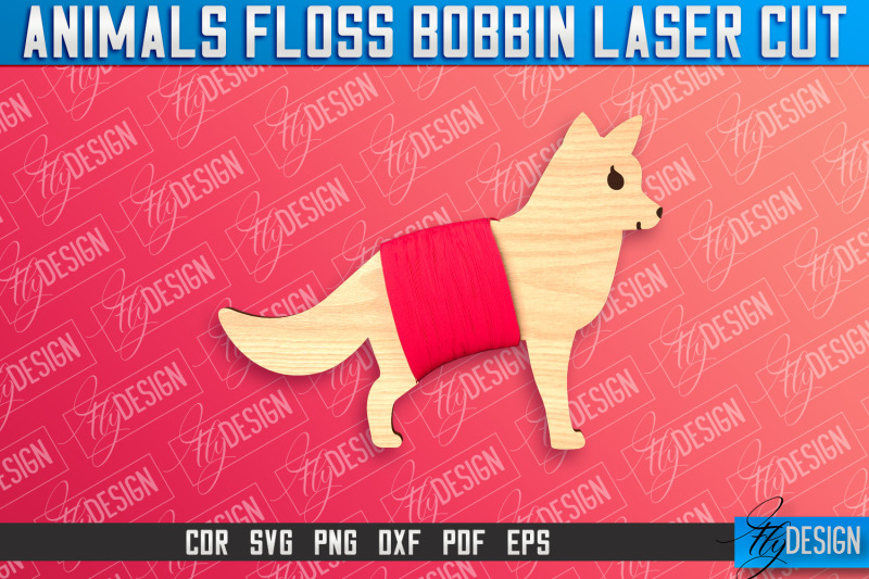 animals-floss-bobbins-laser-cut-laser-cut-design-cnc-file