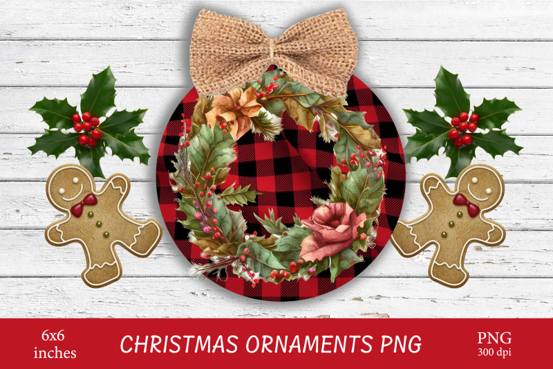 buffalo-plaid-christmas-ornament-bundle-png-wreath-bundle-png