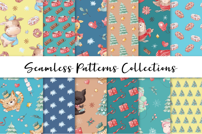 christmas-animals-set-of-seamless-patterns-digital-paper