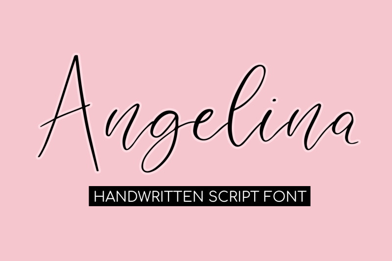angelina-a-handwritten-script-font