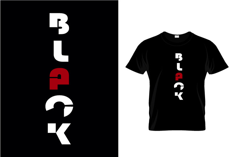 black-best-typography-t-shirt-design