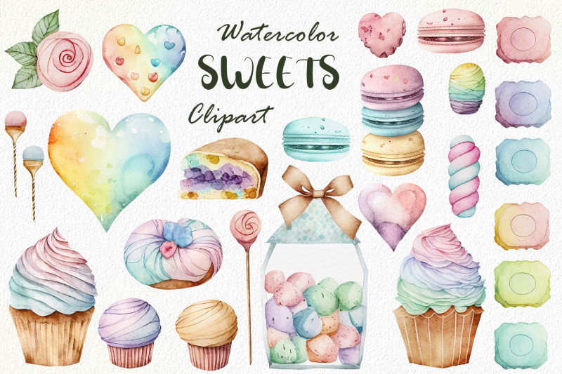 watercolor-sweets-mega-bundle