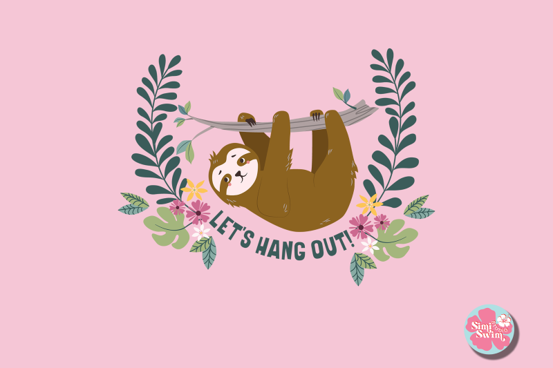 lets-hang-out-sloth-sublimation-png-sloth-png-clipart-cute-png