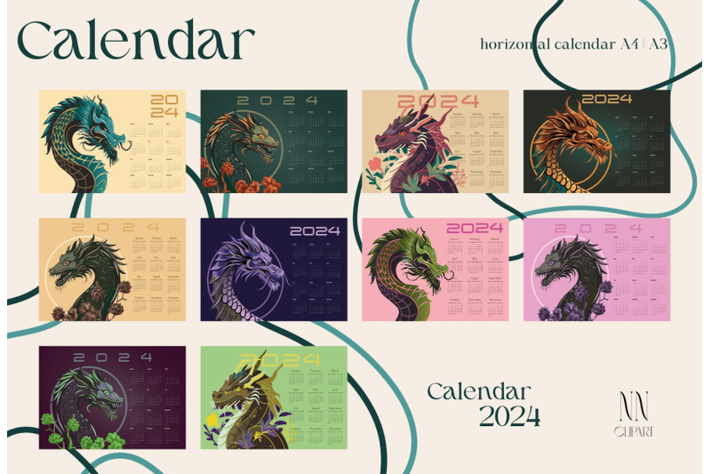 dragon-calendar-templates-2024
