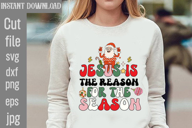 jesus-is-the-reason-for-the-season-svg-cut-file-christmas-retro-design