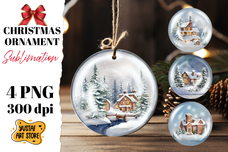 christmas-ornament-sublimation-christmas-house-4-design-png