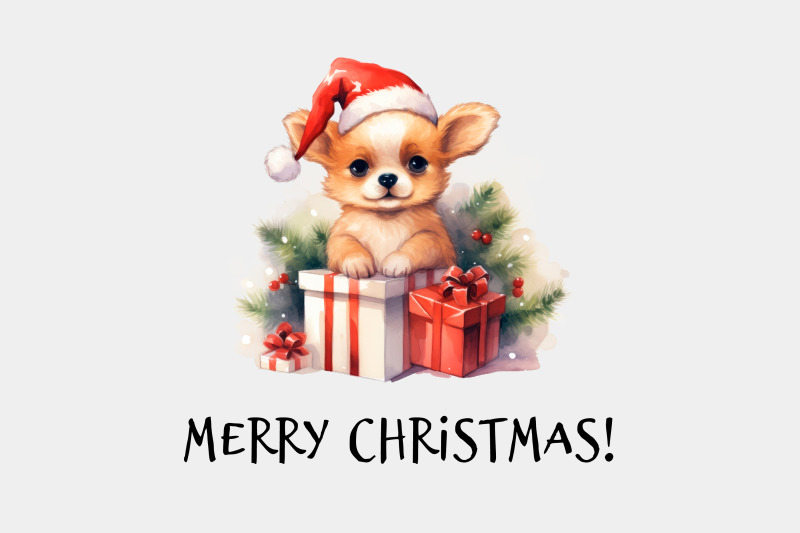 watercolor-christmas-animals-ai-generated-clipart