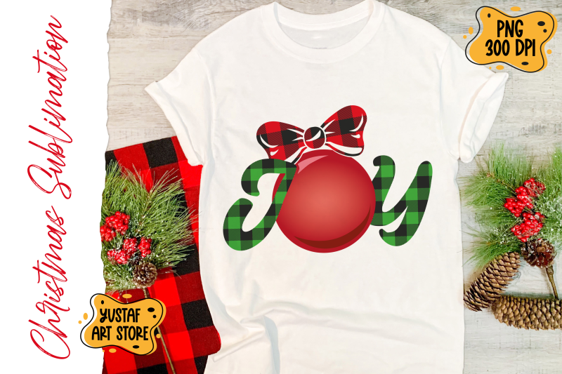 christmas-quot-joy-quot-buffalo-plaid-design-with-christmas-ball