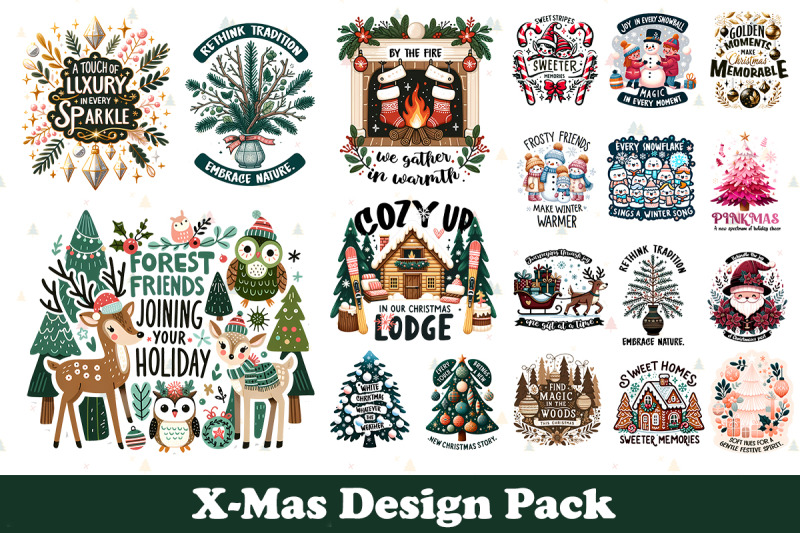 vintage-christmas-charm-design-pack