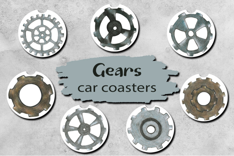 gears-car-coaster-sublimation-designs