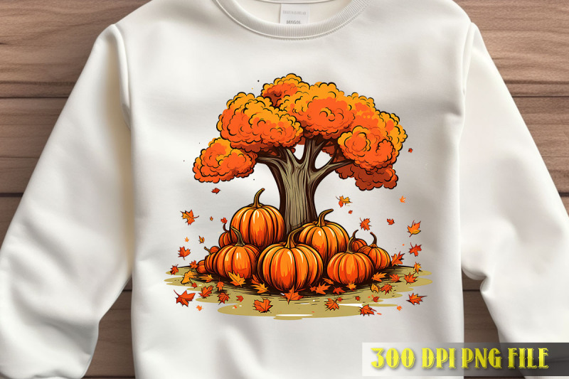 autumn-pumpkin-tree-art